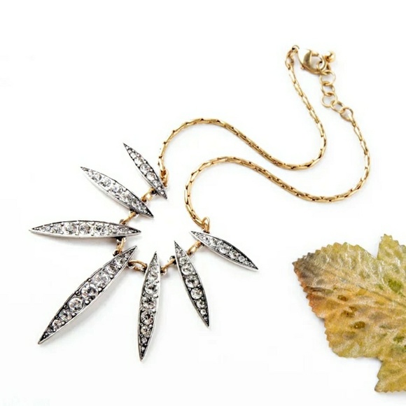 Clear Crystal Vintage Statement Pendant Necklace - Picture 3 of 6